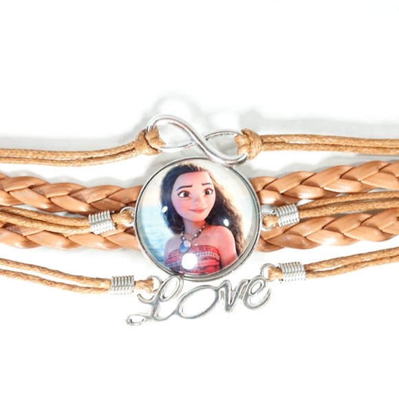 🛍Girls Moana brown multi strand bracelet - Picture 2 of 3